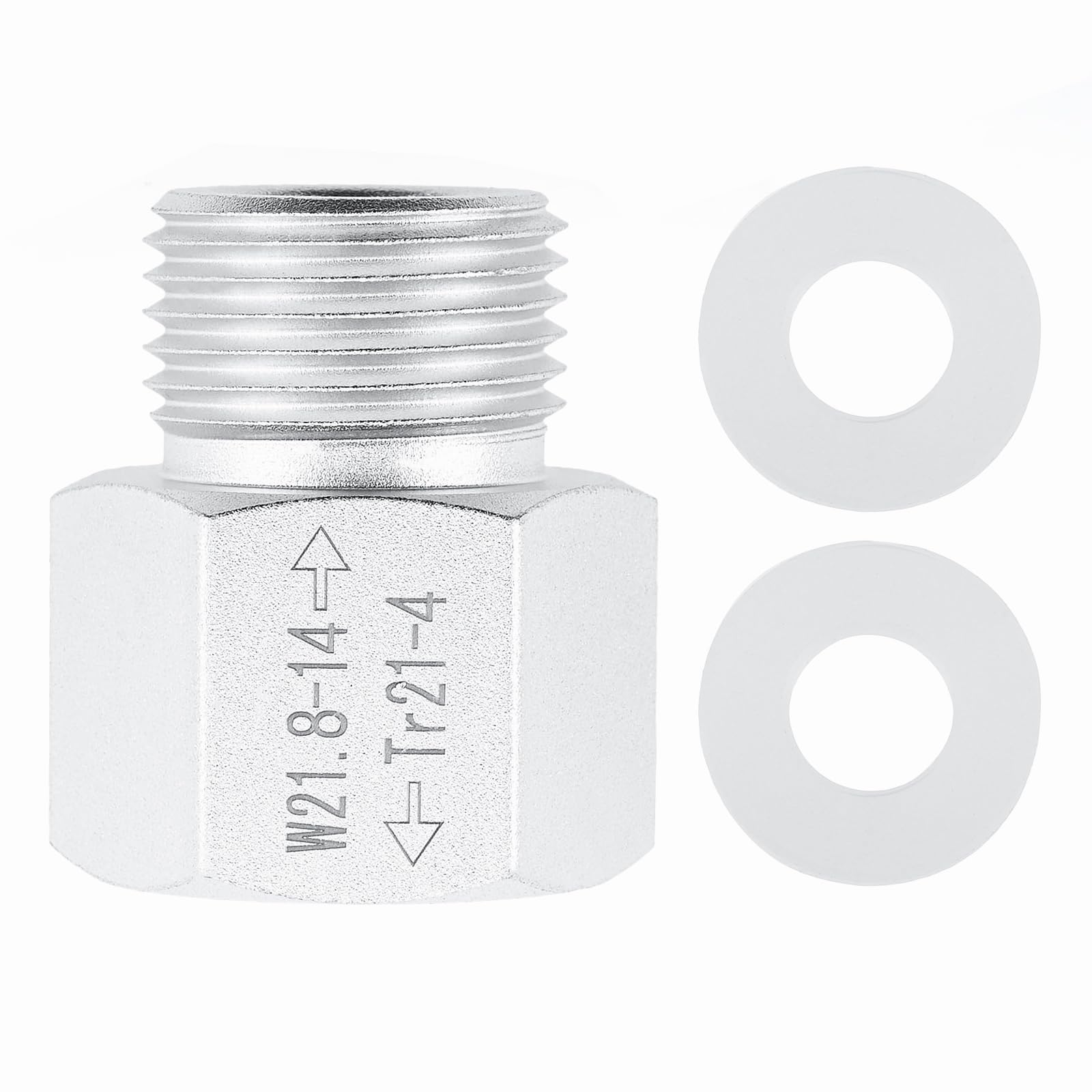 Mgoodoo CO2 Cylinder Adapter TR21-4 to W21.8,Tank Regulator for Soda Maker