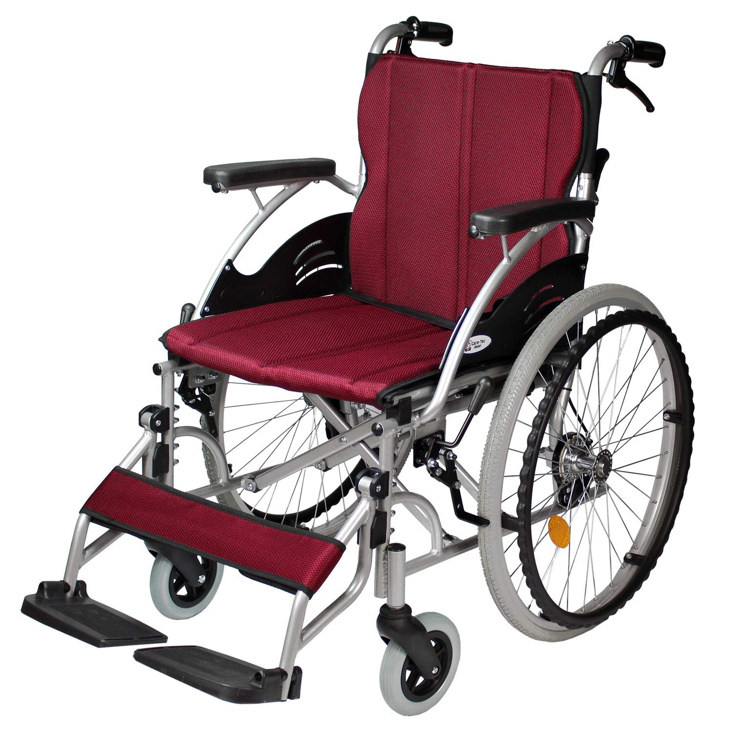 Amazon | ケアテックジャパン 自走式 アルミ製 車椅子 CA-15SU  