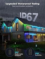 Vista 5 de Govee Módulo de controlador para luces permanentes de exteriores de 100 pies, 150 pies y 200 pies Pro H706A, H706B y H706C, transformador de voltaje