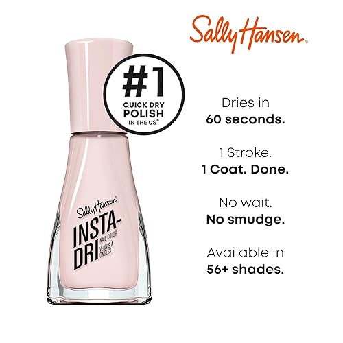 Vista 106 de Sally Hansen - Esmalte para uñas Insta-Dri Fast and Fucsia de la colección City Chic en color fucsia, 0,31 onzas líquidas 218 Fast Mauver