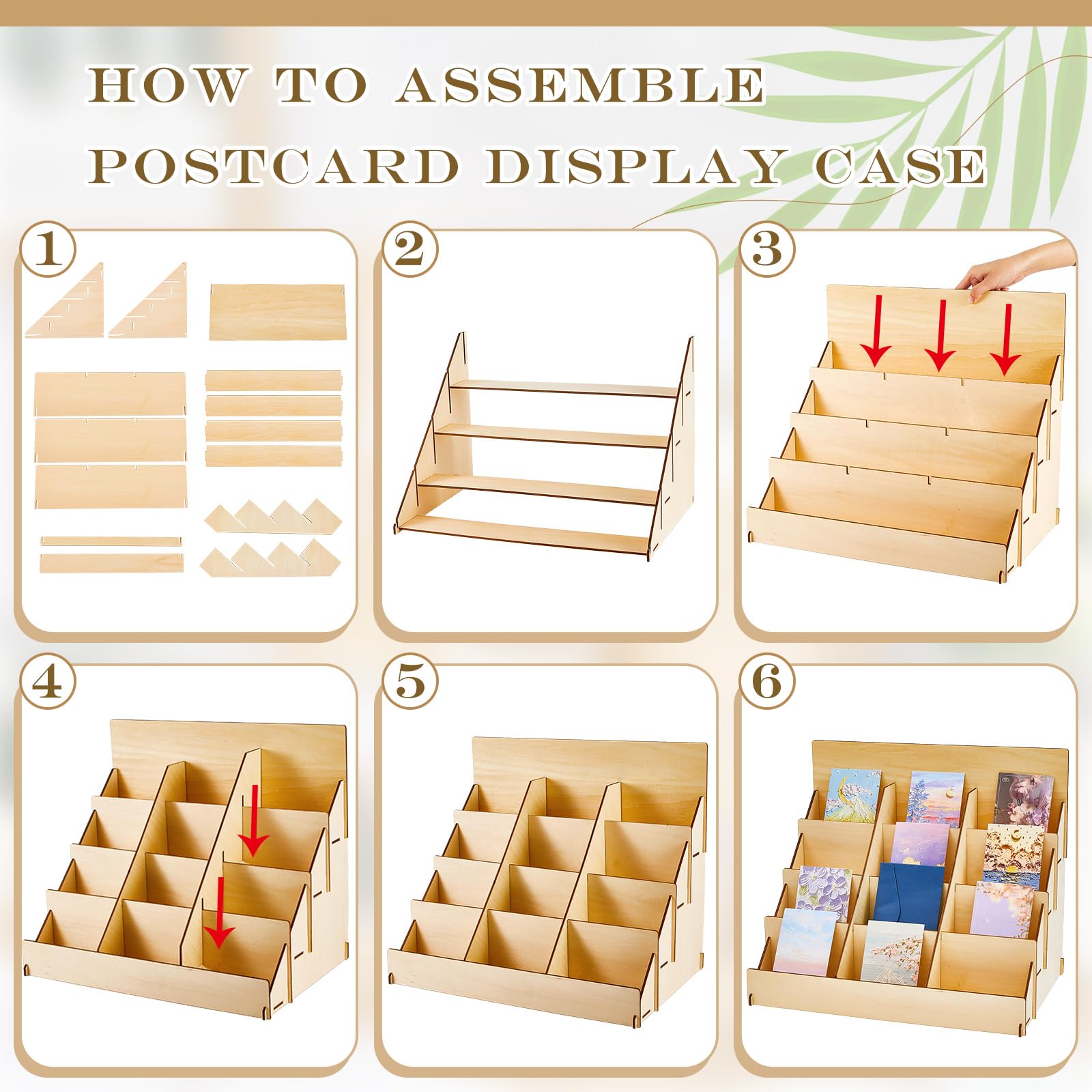 greeting card display cases Two Level Rack With 4 Pockets offering a full 360 2 Piece HALL BROS. Greeting