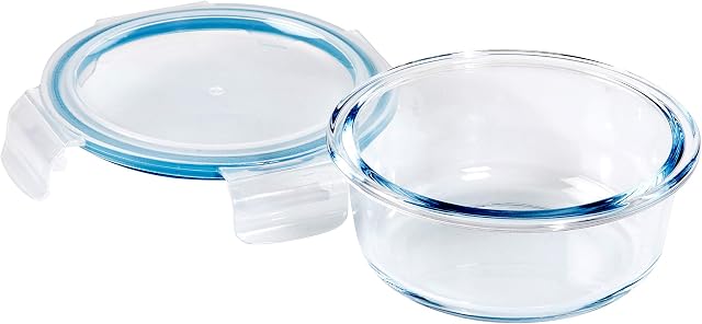 Wiltshire 400ml Round Glass Storage Container (No Dividers), 48158