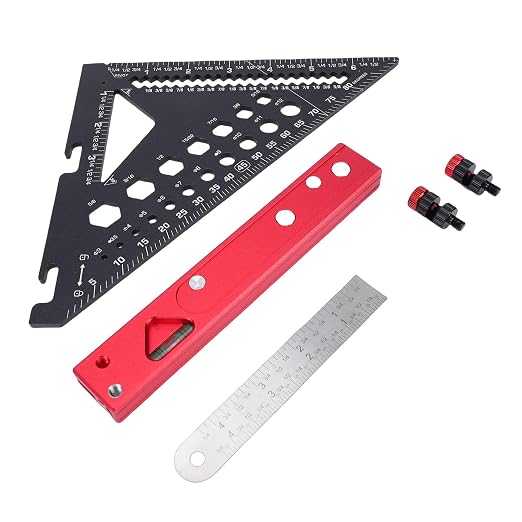 Escuadra Carpintero de Aleación de Aluminio con 45 y 90 Grados miniatura 4