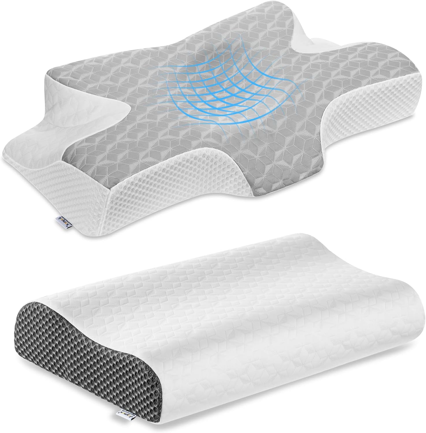 Joynox Memory Foam Pillow, Adjustable Contour Pillow for