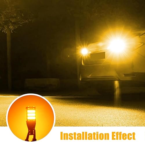 Miniatura 7 de 4 luces LED de marcha atrás para automóvil, T15 4014 45SMD, chipsets de luz de marcha atrás, luces traseras LED sin errores, luces de giro, para