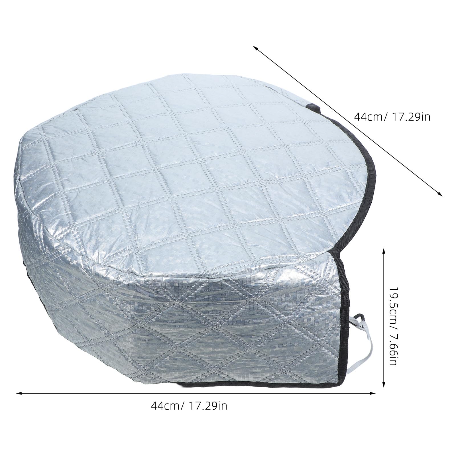 4 copriruota per auto Sun - Copriruota impermeabili per camper e roulotte - Protezione antipioggia per pneumatici per uso esterno, vacanze e campeggio