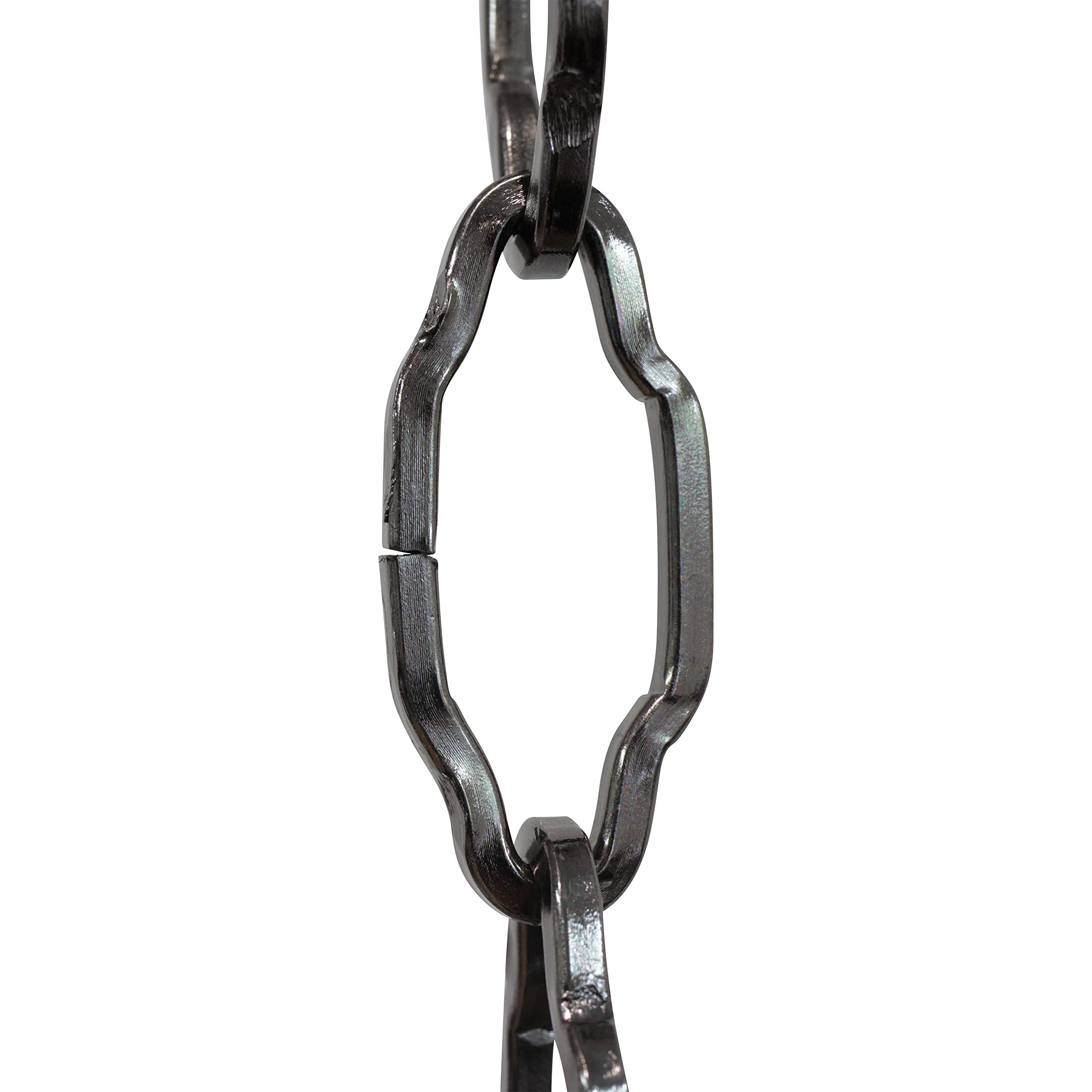 CH-S57-33-GUN-10 Steel Chandelier Chain, Gunmetal (10 Feet)