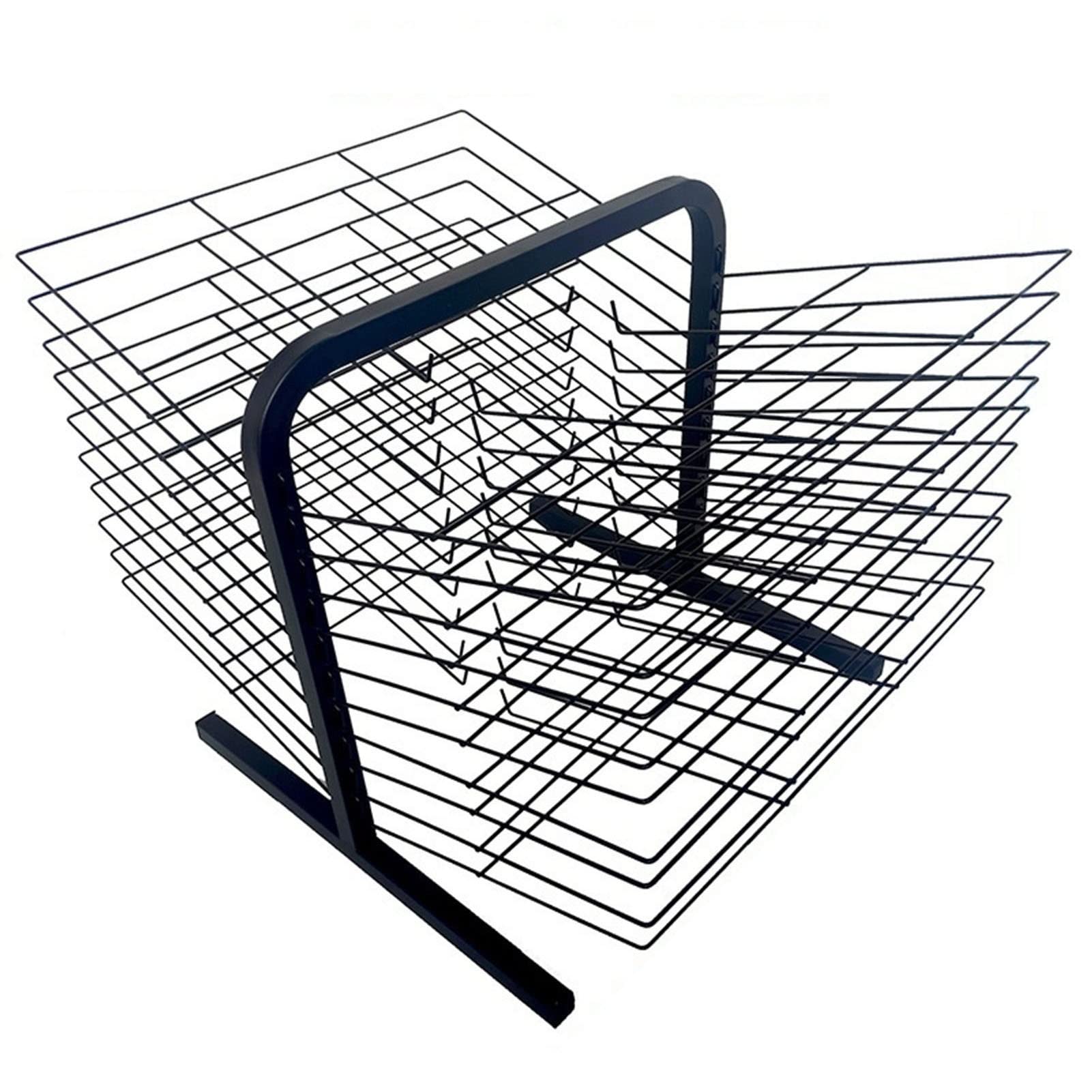Aioneer Desktop Art Drying Rack, Art Storage Rack for Classroom Painting Sketching, 20 Shelves/25.6×17.7×16.5 Inch