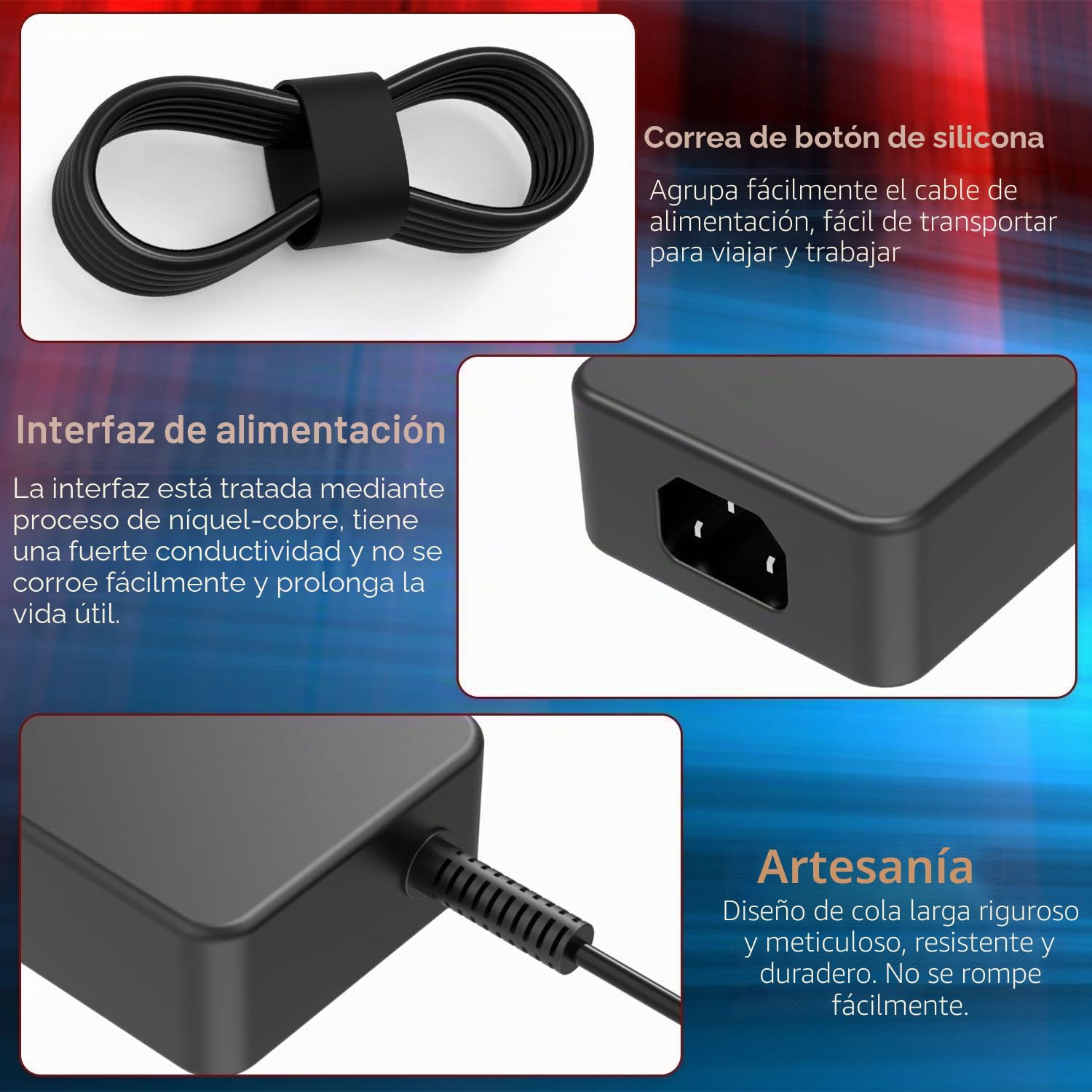 Cargador de CA con punta USB de 330 W para MSI Raider GE68HX GE78 GE76 GE67 GE66 WE76 GE67HX Vector GP76 GP66 GP66HX Leopard Titan GT77 Cable adaptador de alimentación para ordenador portátil