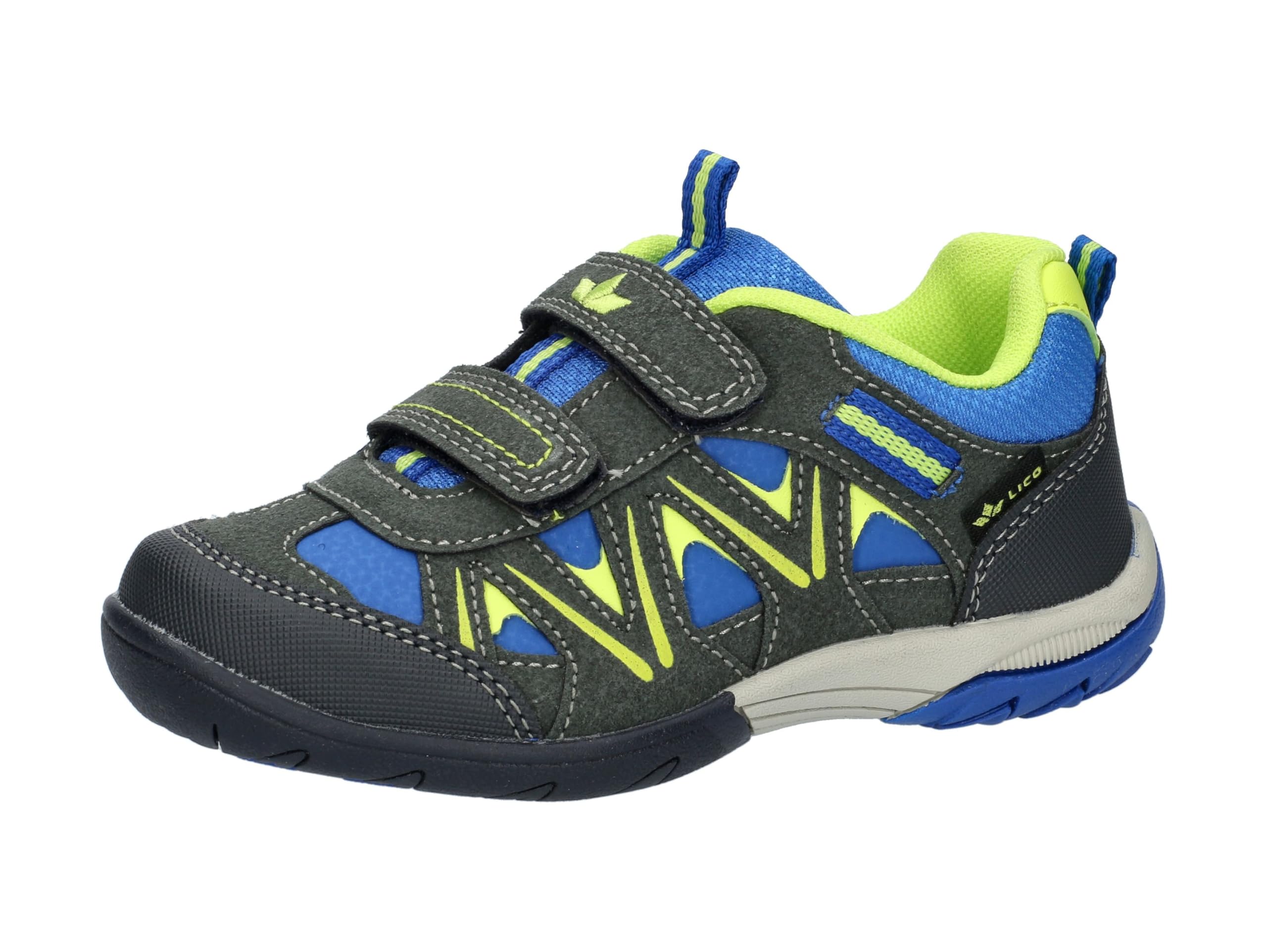 Lico Kolibri V H Trainers, Anthracite/Green/Blue, 39 EU