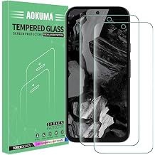 AOKUMA Tempered Glass for Google Pixel 8a, Screen Protector, [2 Pack] Premium Quality Guard Film, Case Friendly, Shatterproof, Shockproof, Scratchproof oilproof