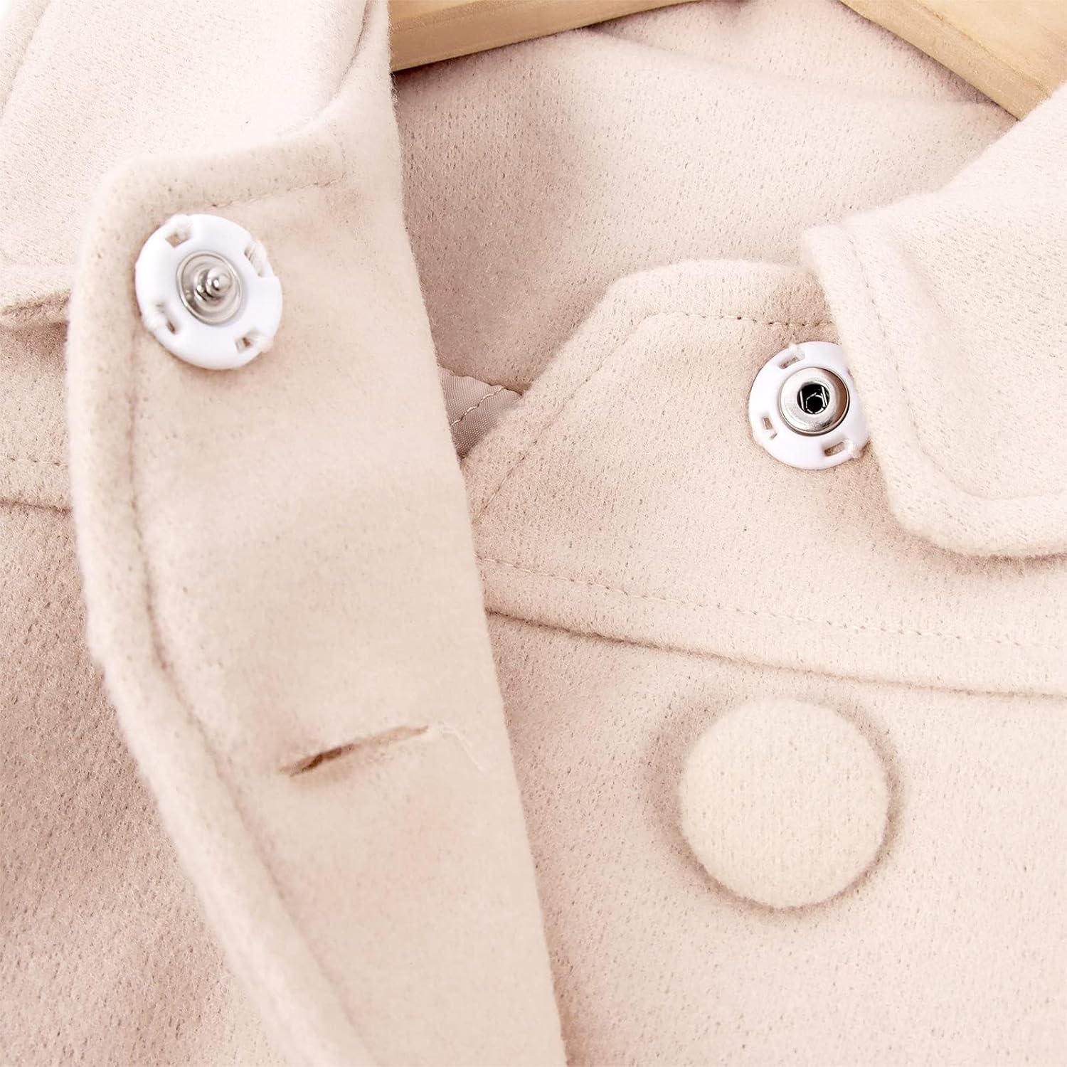 Toddler Baby Girl Winter Coat Dress Coat Warm Jacket Long Sleeve Button Trench Coat Kids Peacoat Outwear Clothes - Image 6