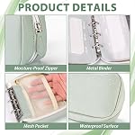 Kit d'organisateur de pilules imperméables 14 Trousse de médecine de voyage réutilisable pour les pochettes étanches à la couleur & Porte-poches quotidiennes à pilules (vert)