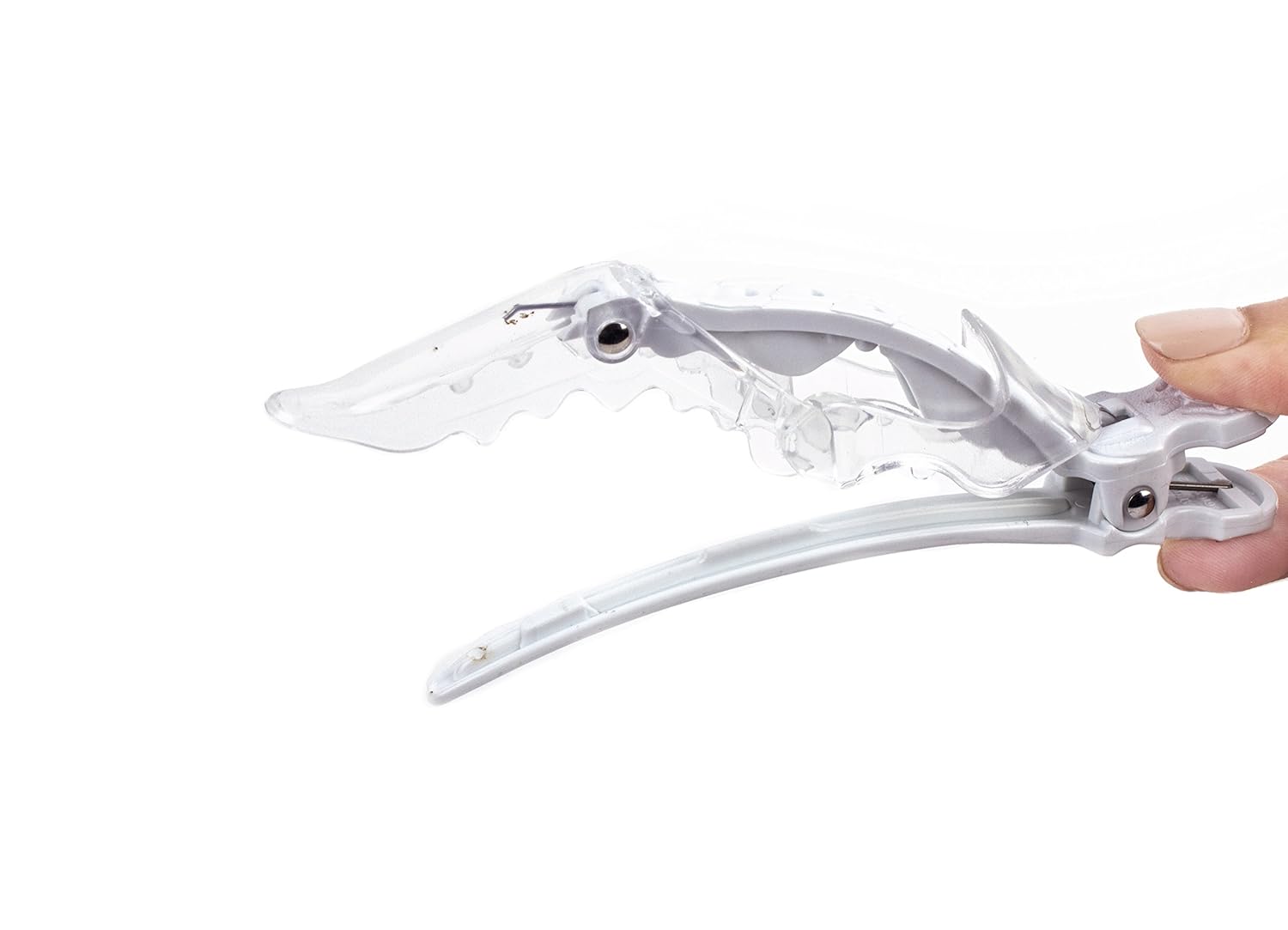 The Hair Shop Large Shark Clip | Enhanced Croc Crocodile Alligator Grip Clip (2nd Generation)| Sectioning Tool for Women | US Patented | Professional Salon Quality -MADE IN KOREA (Large White, 4 Pack) The Hair Shop Large Shark Clip | Enhanced Croc Crocodile Alligator Grip Clip (2nd Generation)| Sectioning Tool for Women | US Patented | Professional Salon Quality -MADE IN KOREA (Large White, 4 Pack)