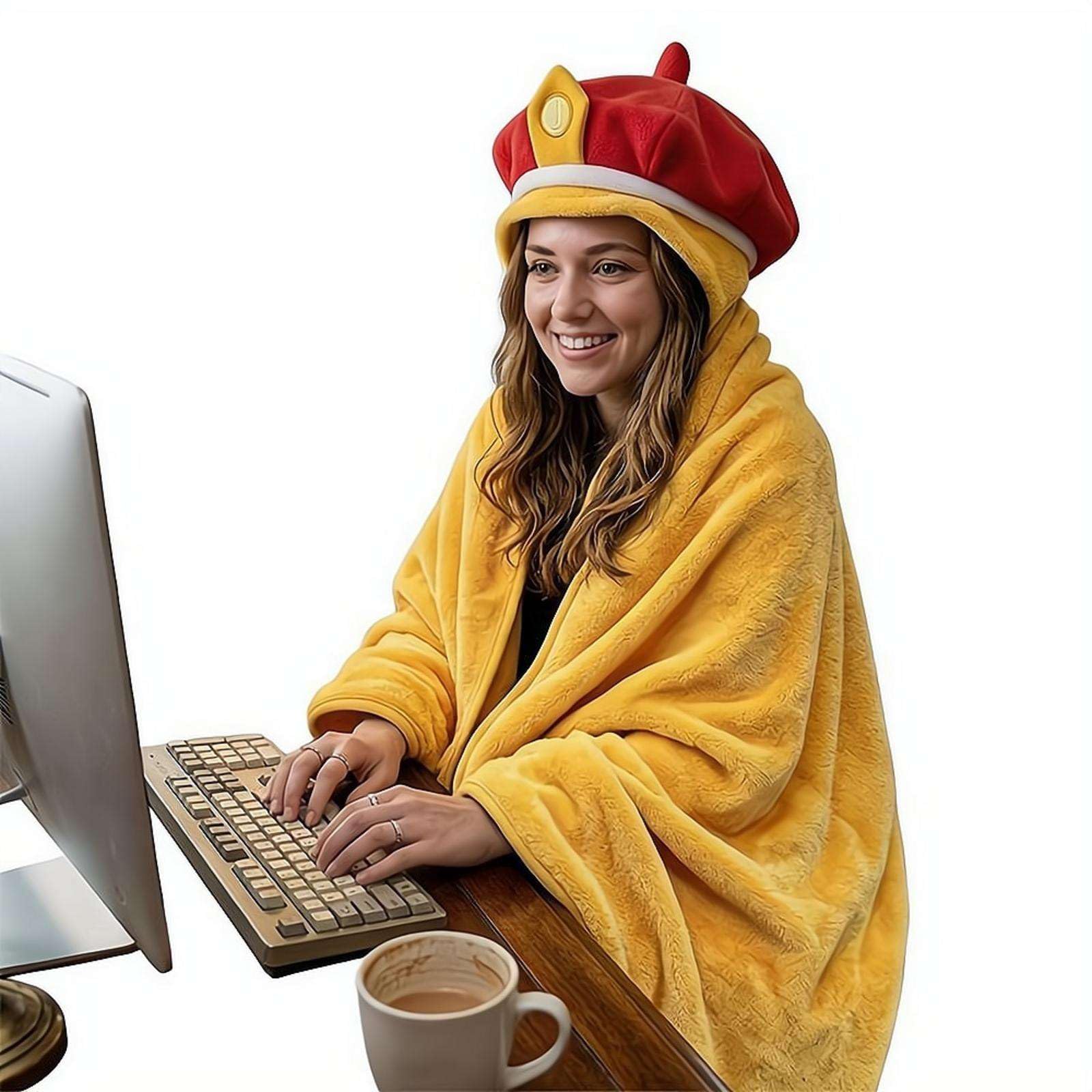 Sweat à capuche amusant pour couples idéal sur le canapé et sous la clim