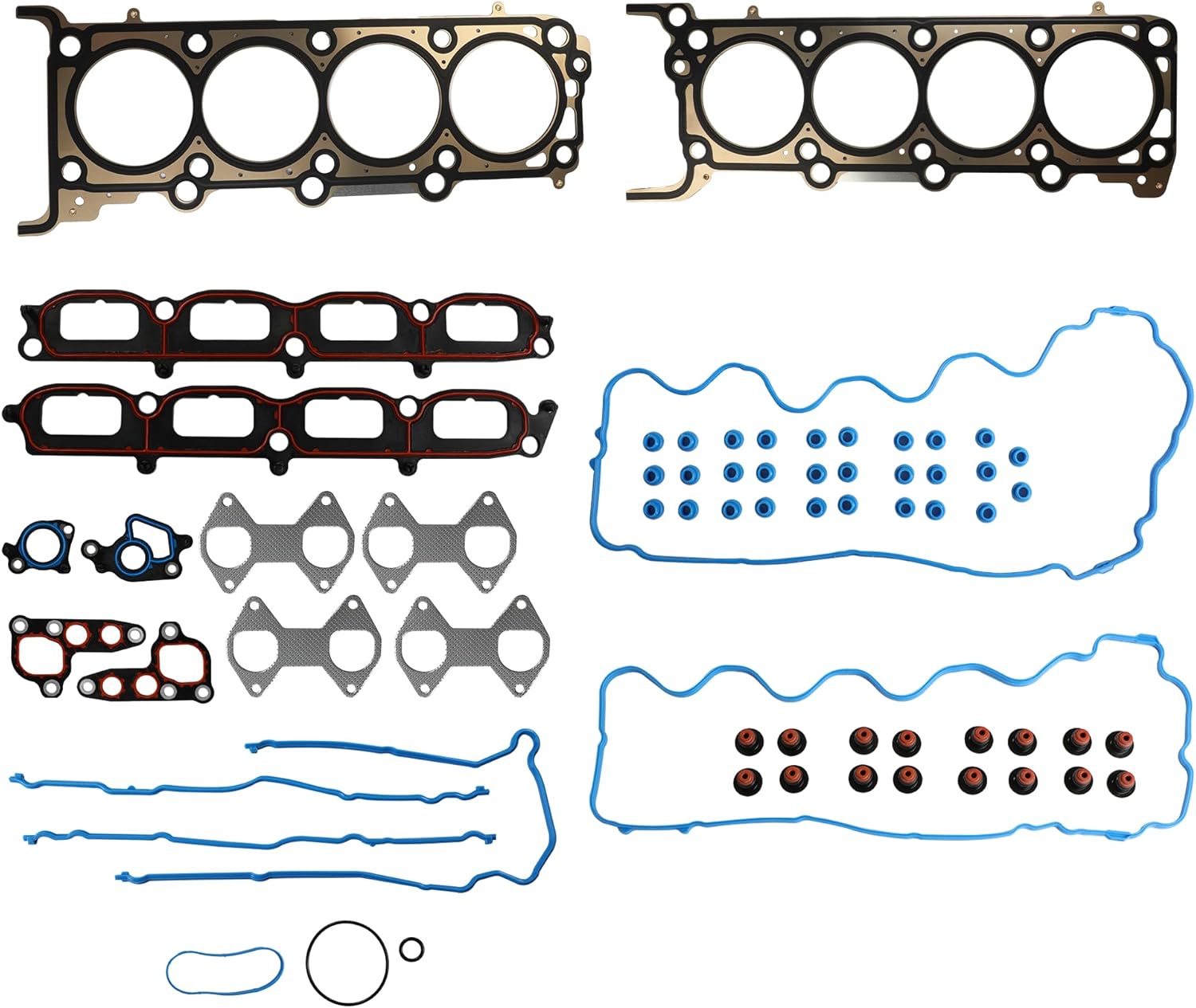 Engine Cylinder MLS Head Gasket Set fit for Ford F150 F250 F350 Expedition Lincoln Navigator/Mark Lt 5.4L 24V SOHC 2004-2006 HS26306PT-2 HGS4174