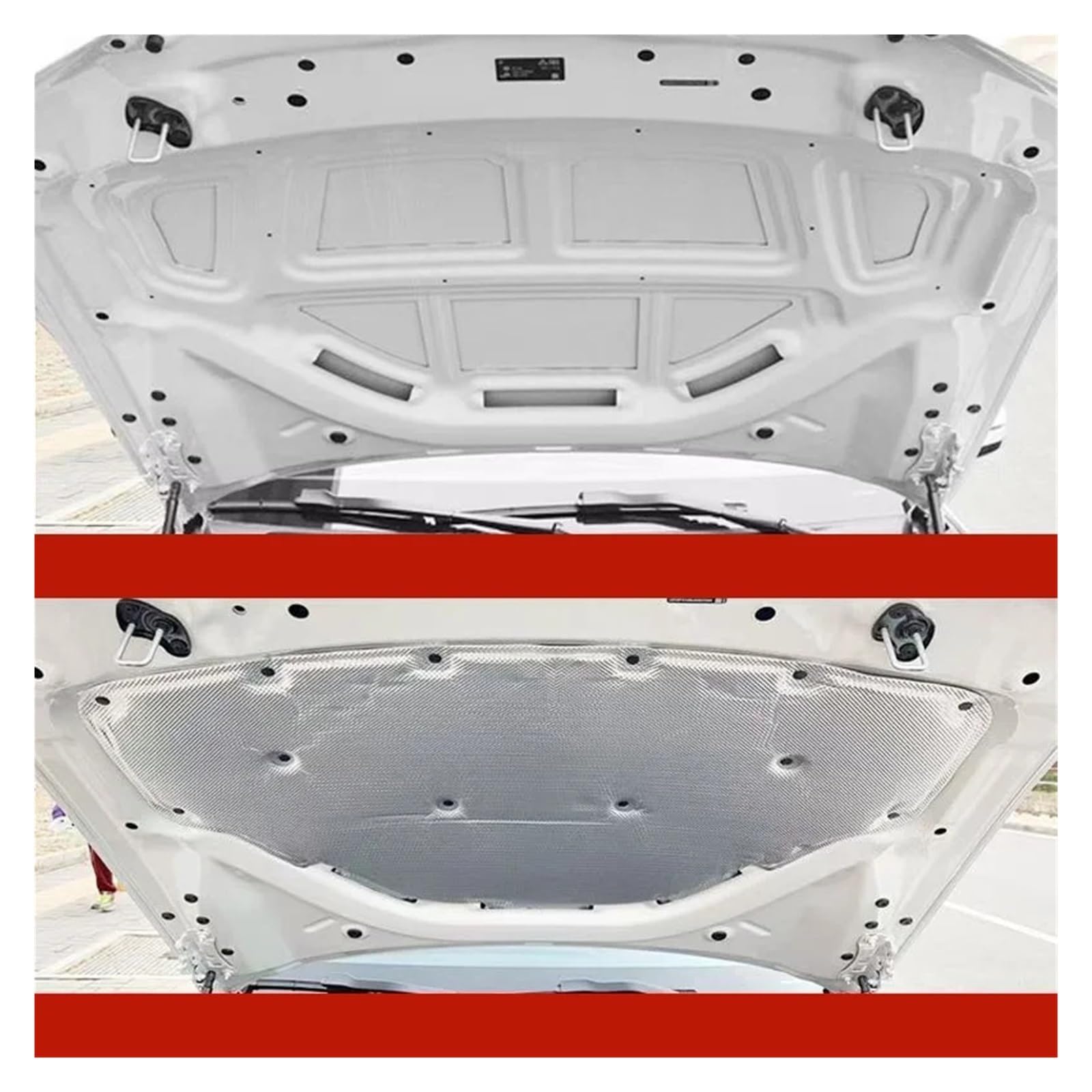 Aislamiento térmico algodón capó Delantero Coche Capó de motor coche Para Serie 3 G20 2020-2025, almohadillas sonido, cubiertas algodón con aislamiento térmico, alfombras ignífugas, accesorios