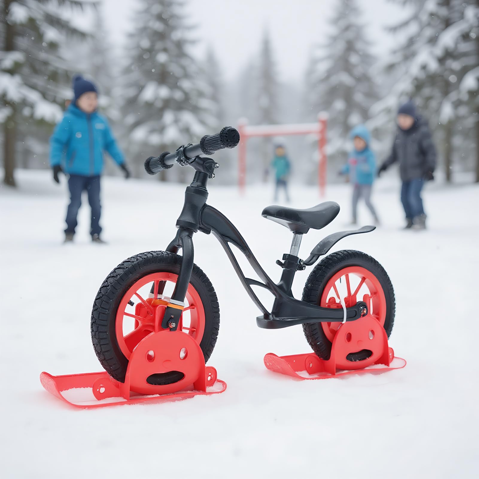 Scooter sci da neve | 1 paio di tavole da slitta senza pedali - Montaggio portatile per Walker Golf car Strada Montagna Guida Quotidiano Strade all'aperto Avventura Parco - Guida Avventura Giornaliera