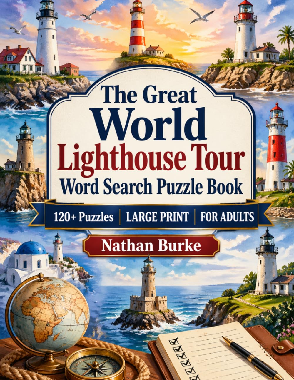 The Great World Lighthouse Tour Word Search Puzzle Book