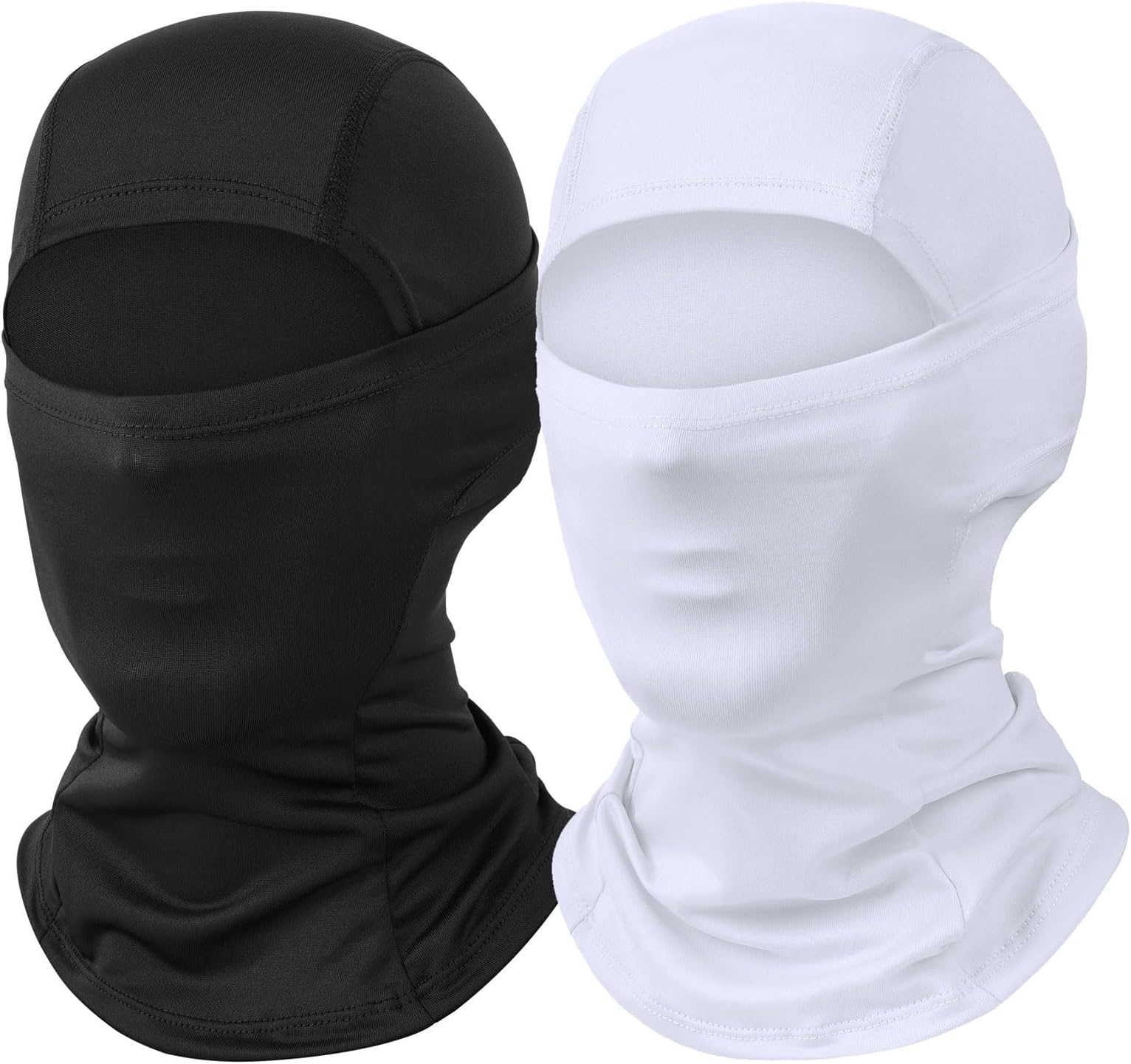 Balaclava Ski Mask 2 Pack Full Face Mask for Men Shiesty Ski Mask Women Motorcycle Summer Face Cover Sun Protection Football
