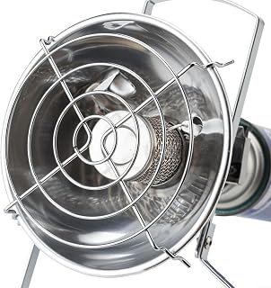 Calefactor de gas portátil para camping y exteriores, con alta eficiencia energética, cartuchos de gas para viajes de invierno