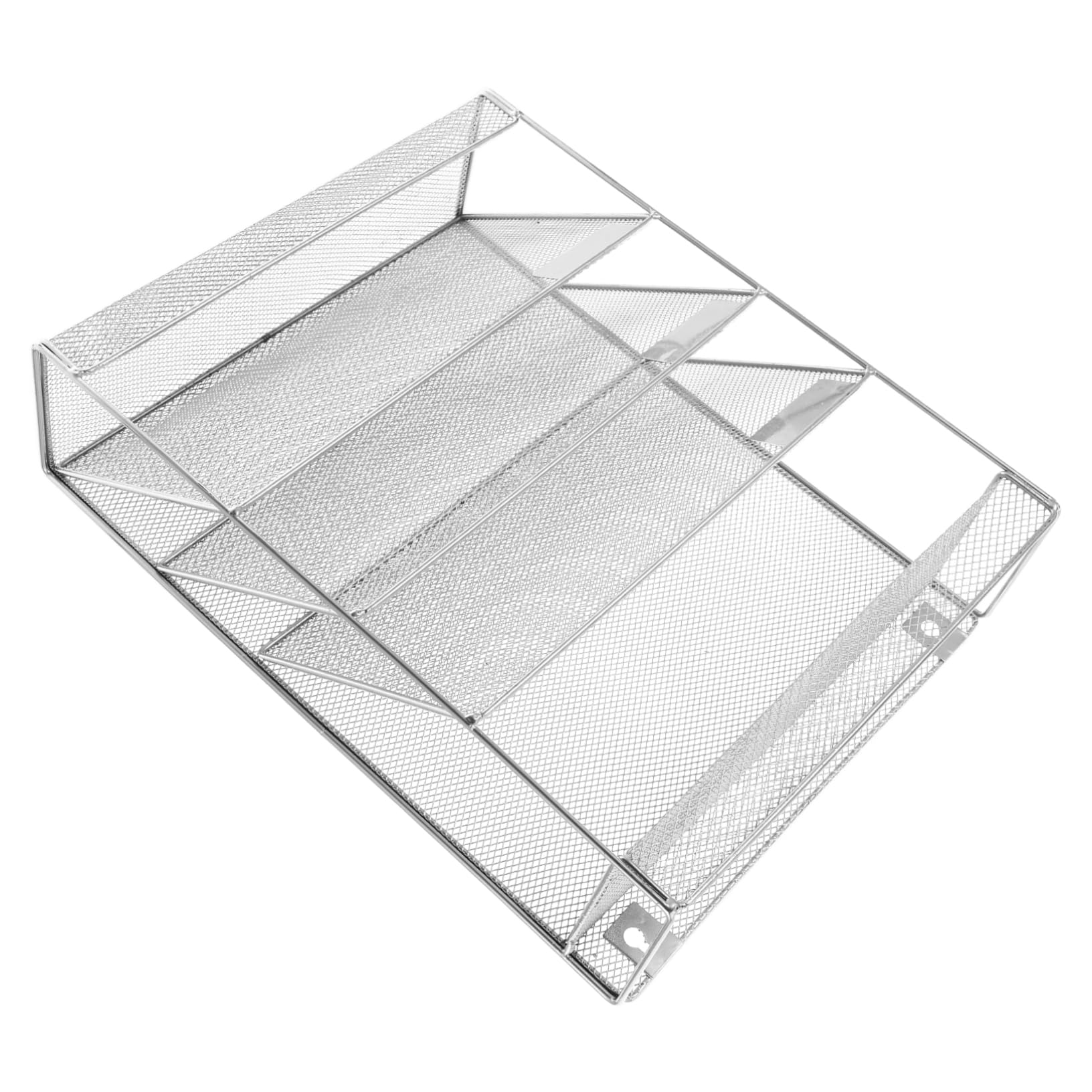 Hängender Wand Aktenhalter aus Eisen, 5 Ebenen, 1 Satz, Silber