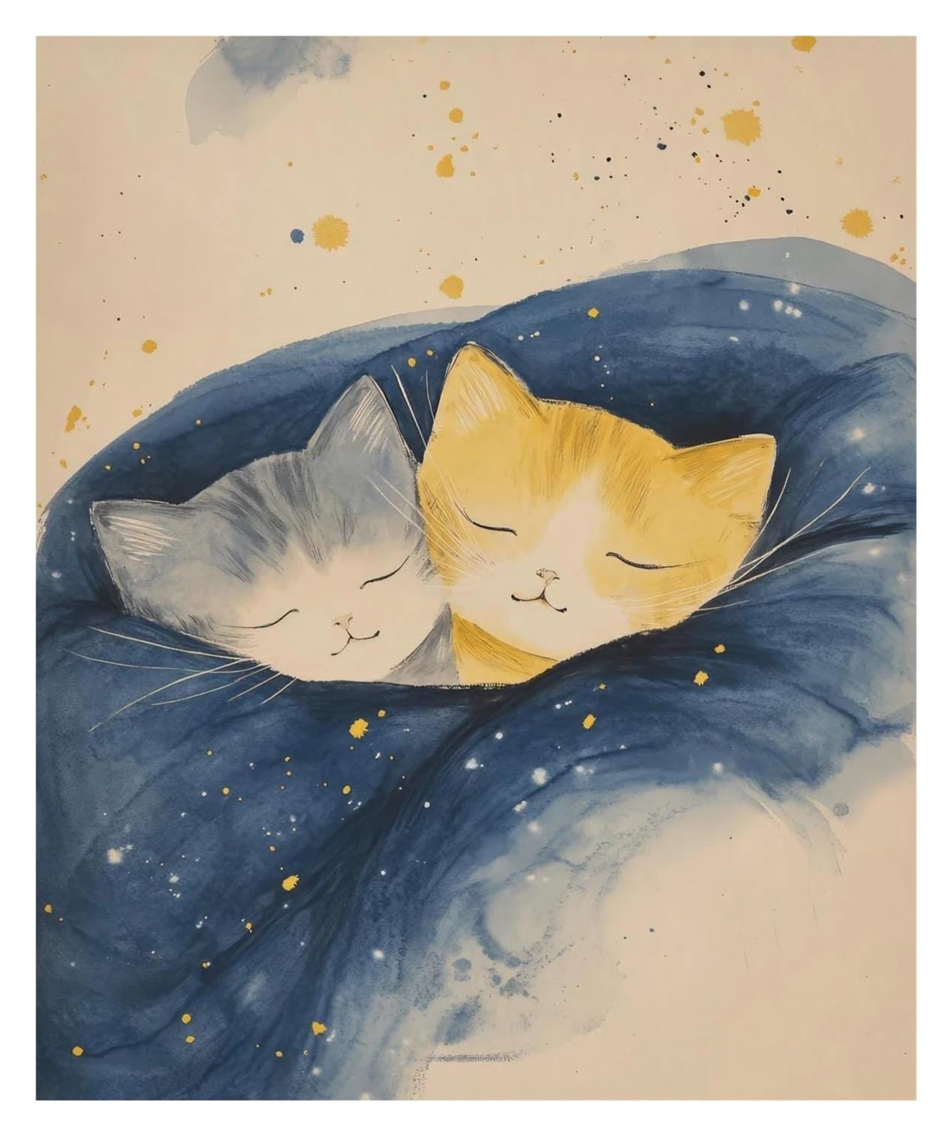 Tableau déco nature chien et chat pour une ambiance chaleureuse