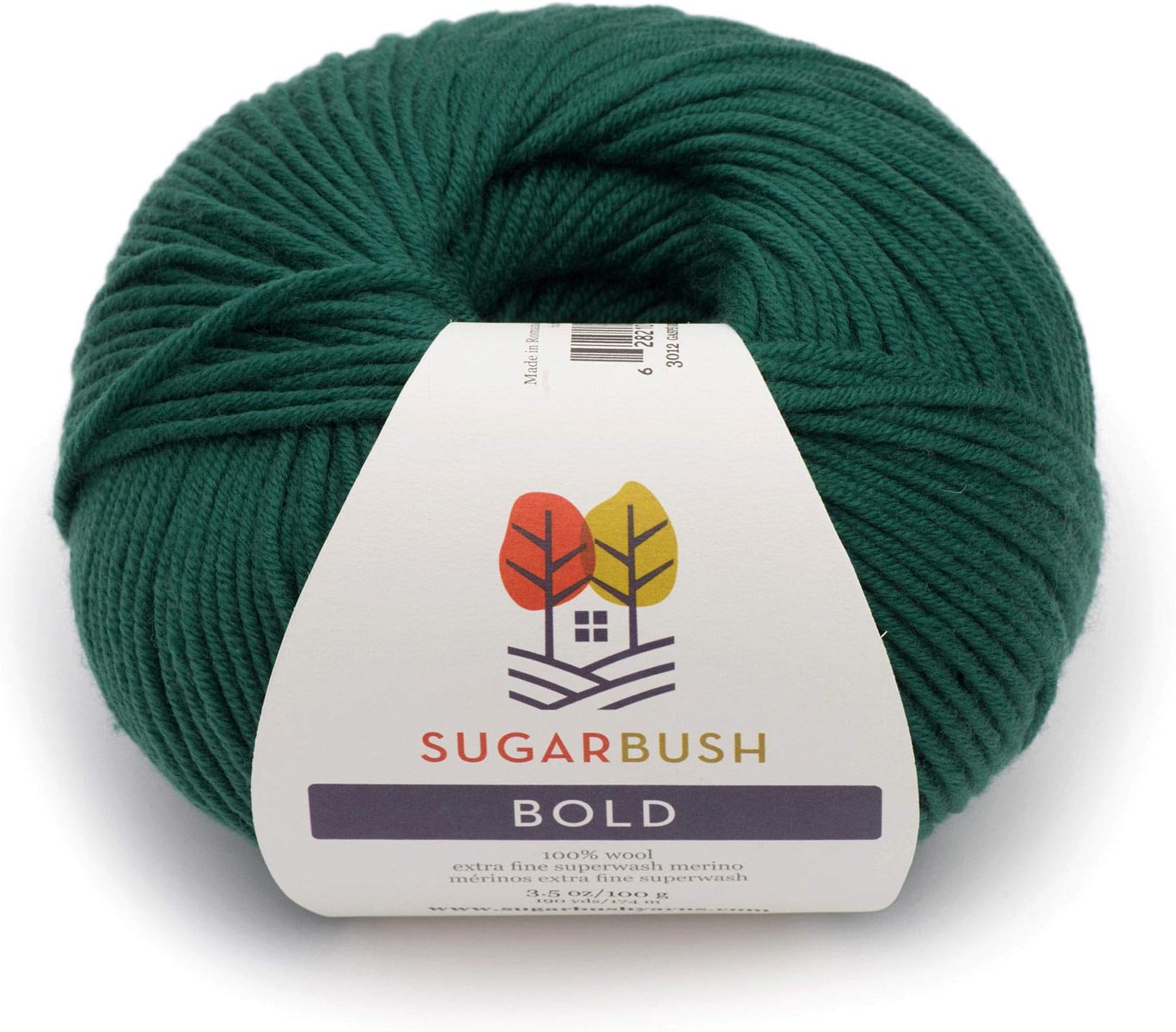 Sugar Bush Yarn Bold Knitting Worsted Weight, Gaspe Green