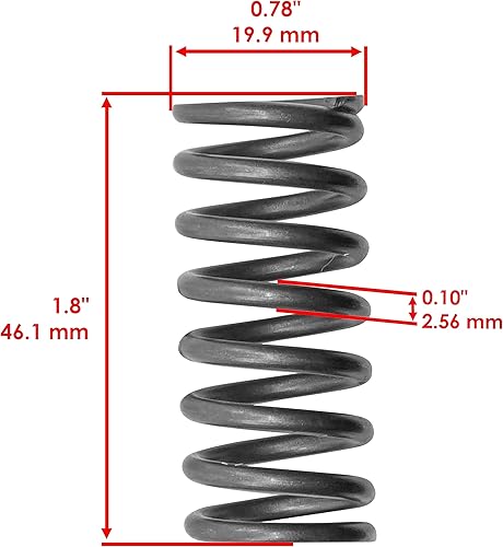Miniatura 2 de Caltric Compresión de resorte de embrague compatible con Yamaha MT-09 MT09 2018 2019 2020 cantidad 3