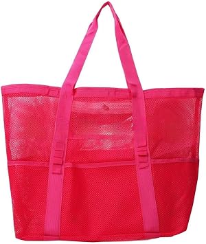 Large Capacity Swimming Net Bag, Single Shoulder Beach Toy Storage Pouch, Multi-Functional Handheld