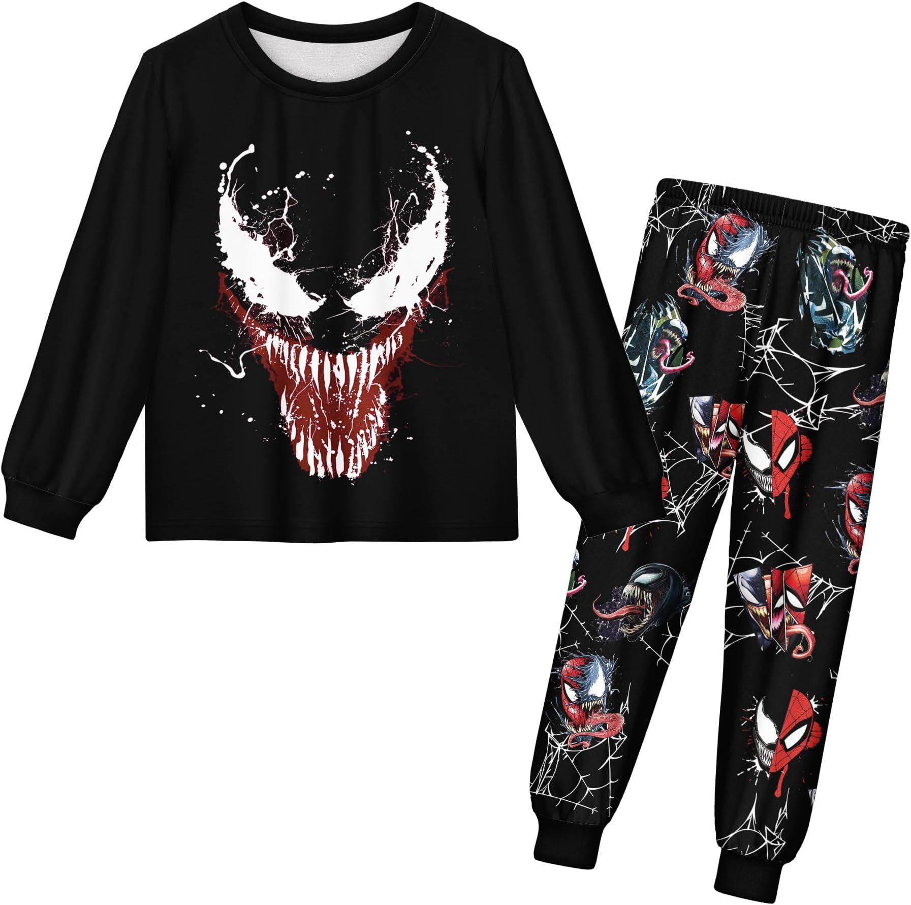 BrigcalkiBoys Pyjamas Kids Pjs Monster Hero Boys Tshirts Shorts Sleeve Pyjamas Tshirt Tops and Pant for 5-12Y