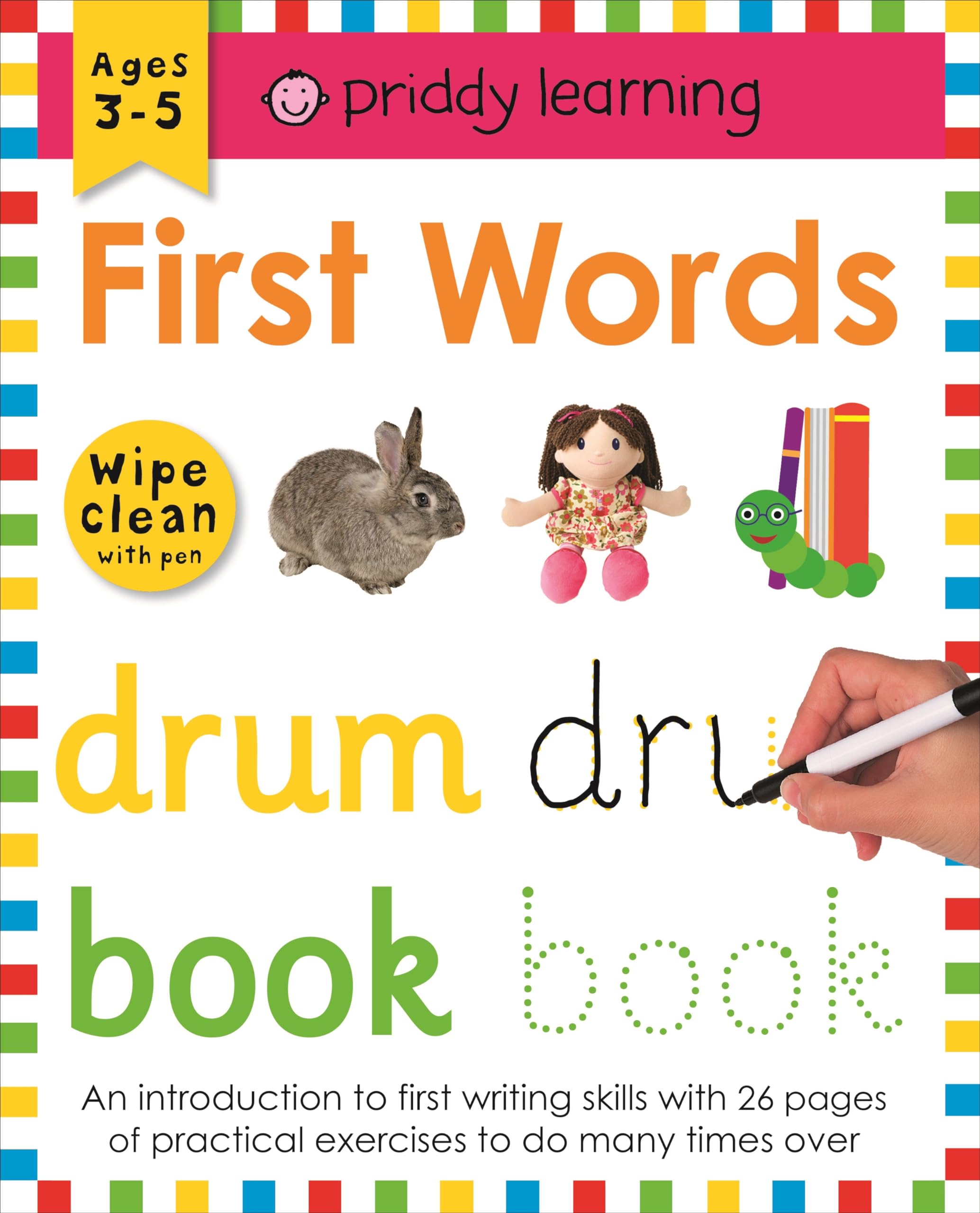 Wipe Clean Workbook: First Words by Priddy Books (Spiral bound)