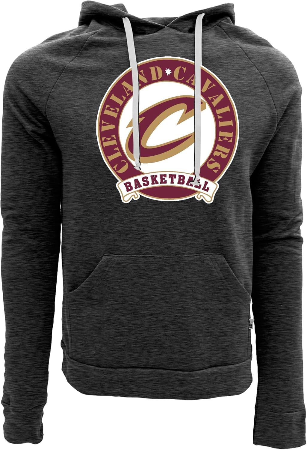 Blue 84 NBA unisex-adult Nba Officially Licensed Tri-blend Hooded Sweatshirt Black