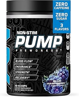 All Black Everything Non Stim Pre-Workout | Preworkout Energy Drink Mix | Caffeine Free | Creatine, Beta Alanine & Citrulline | Energy Supplement for Men & Women | Blue Razz | 40 Servings