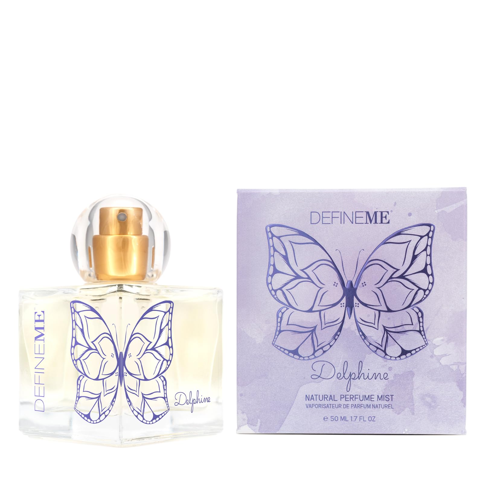 DEFINEME Natural Perfume Mist, Delphine, 1.7 FL OZ