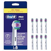 Oral-B Testine di Ricambio Pro, 3D White