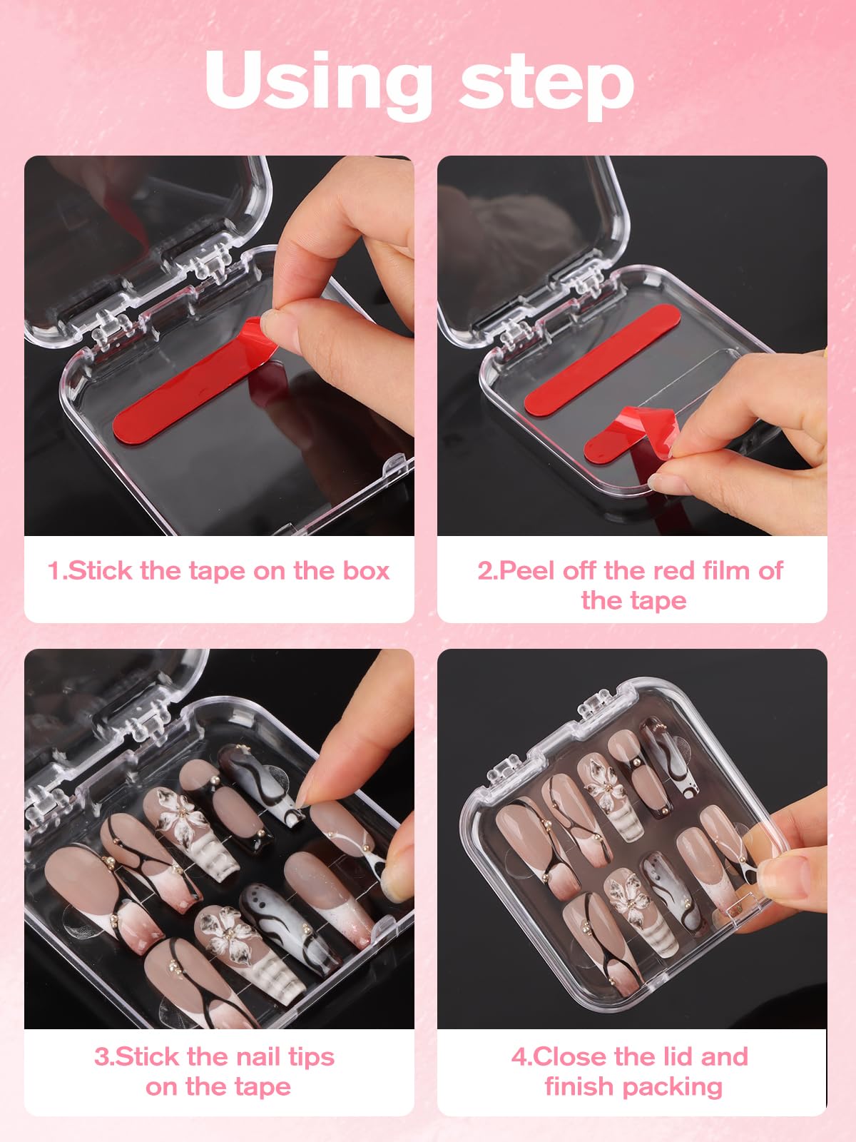 24 PCS Press on Nails Packaging Set - Image 3