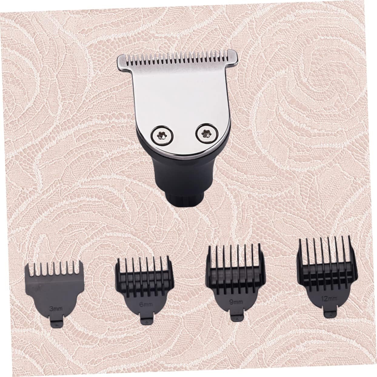 2pcs Electric Beard Shaver Replacement Electric Shavers Metal Beard Trimmer Accessory Clipper and Combs Hair Cutting Tool for Home and Salon Use