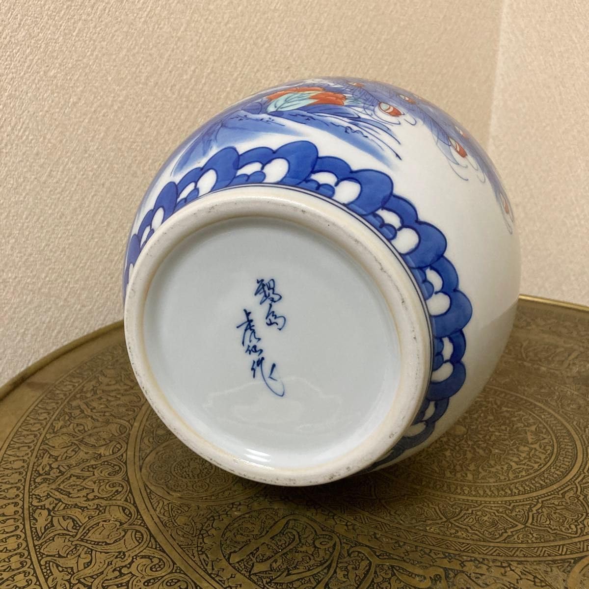 茶道具 朝鮮漆器 黒漆 金命山作 螺鈿扇 寿 棗 共箱 V 5点セット 脚付