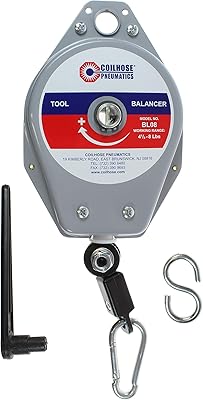 Coilhose Pneumatics BL08 Heavy Duty Mechanical Tool Balancer, 4.5 - 8 Pound Load Capacity