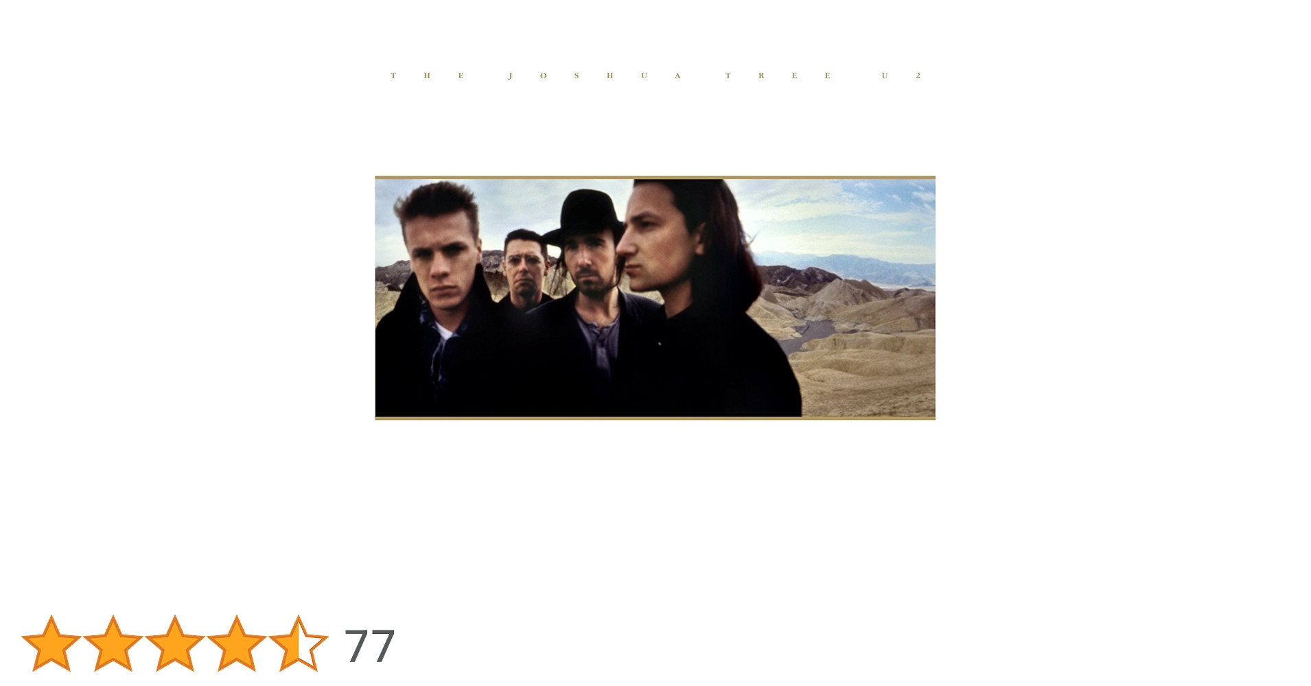 10▢U2 ヨシュア・トゥリー（30周年記念盤） IY0515-5 U2 / ヨシュア・トゥリー【30周年記念盤～デラックス】【CD