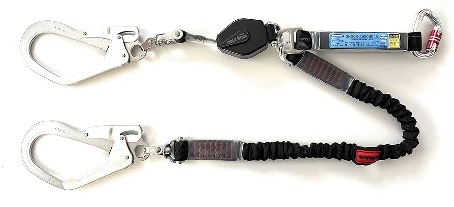 未開封 藤井電工 ツイン ノビロンランヤード 黒 ツヨロン《藤井