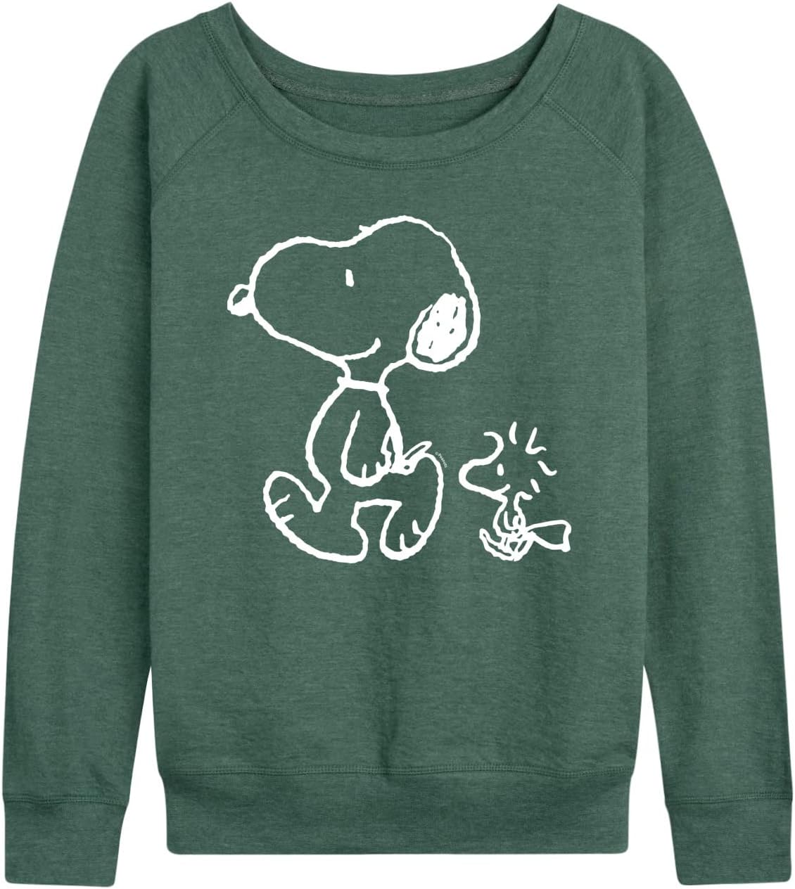 Peanuts - Snoopy Woodstock Walk - Women's Lightweight French Terry Long Sleeve Shirt
