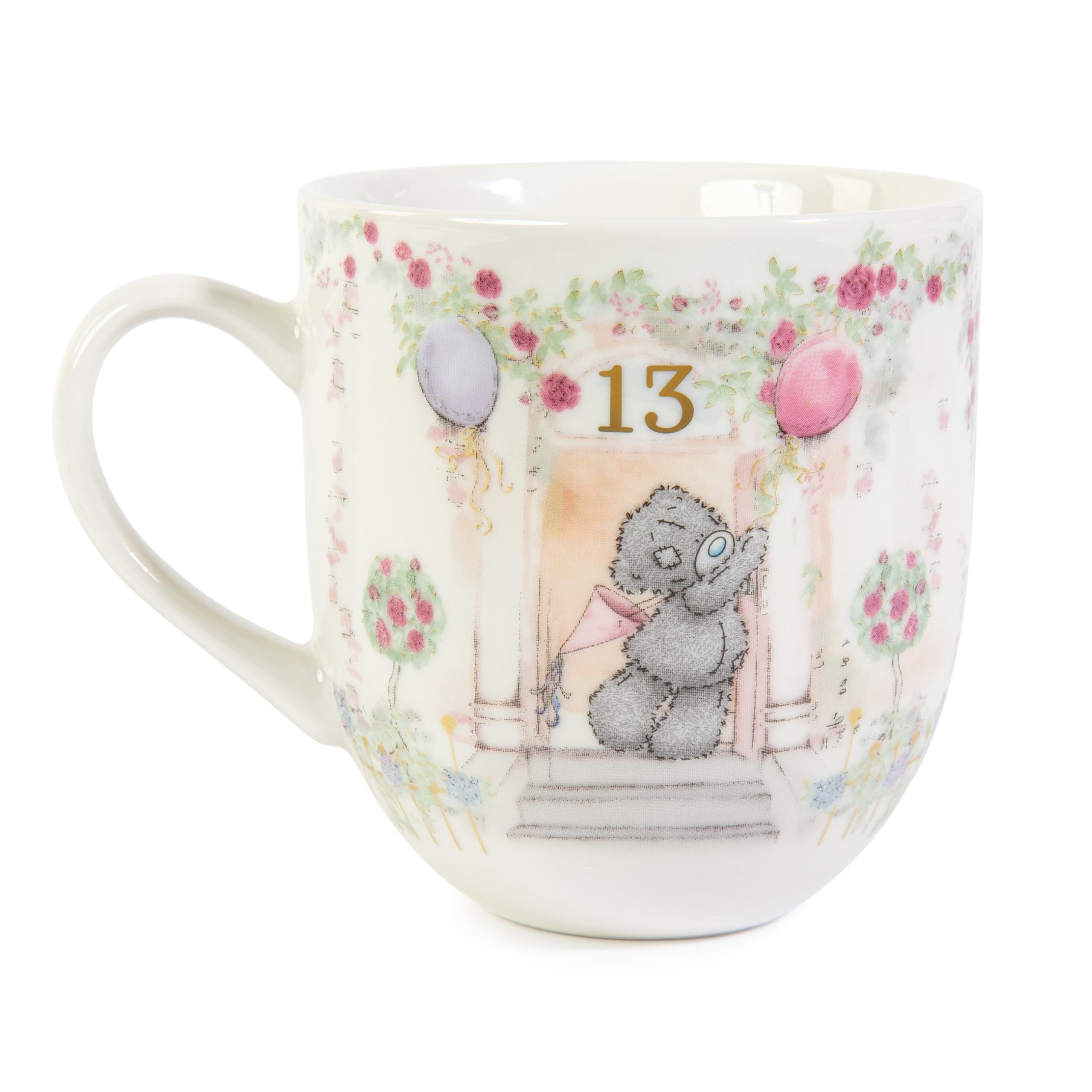 Me to You Tatty Teddy Luxury New Bone China Mug in Foil-Inlaid Box 13th Birthday Gift - Signature Collection