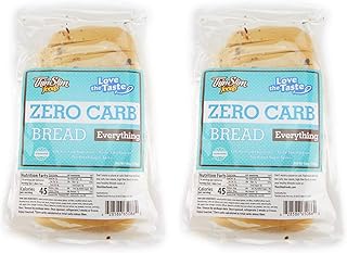 ThinSlim Foods Zero Net Carb Keto Bread | Low Carb Bread | Everything Inside (Pack of 2)