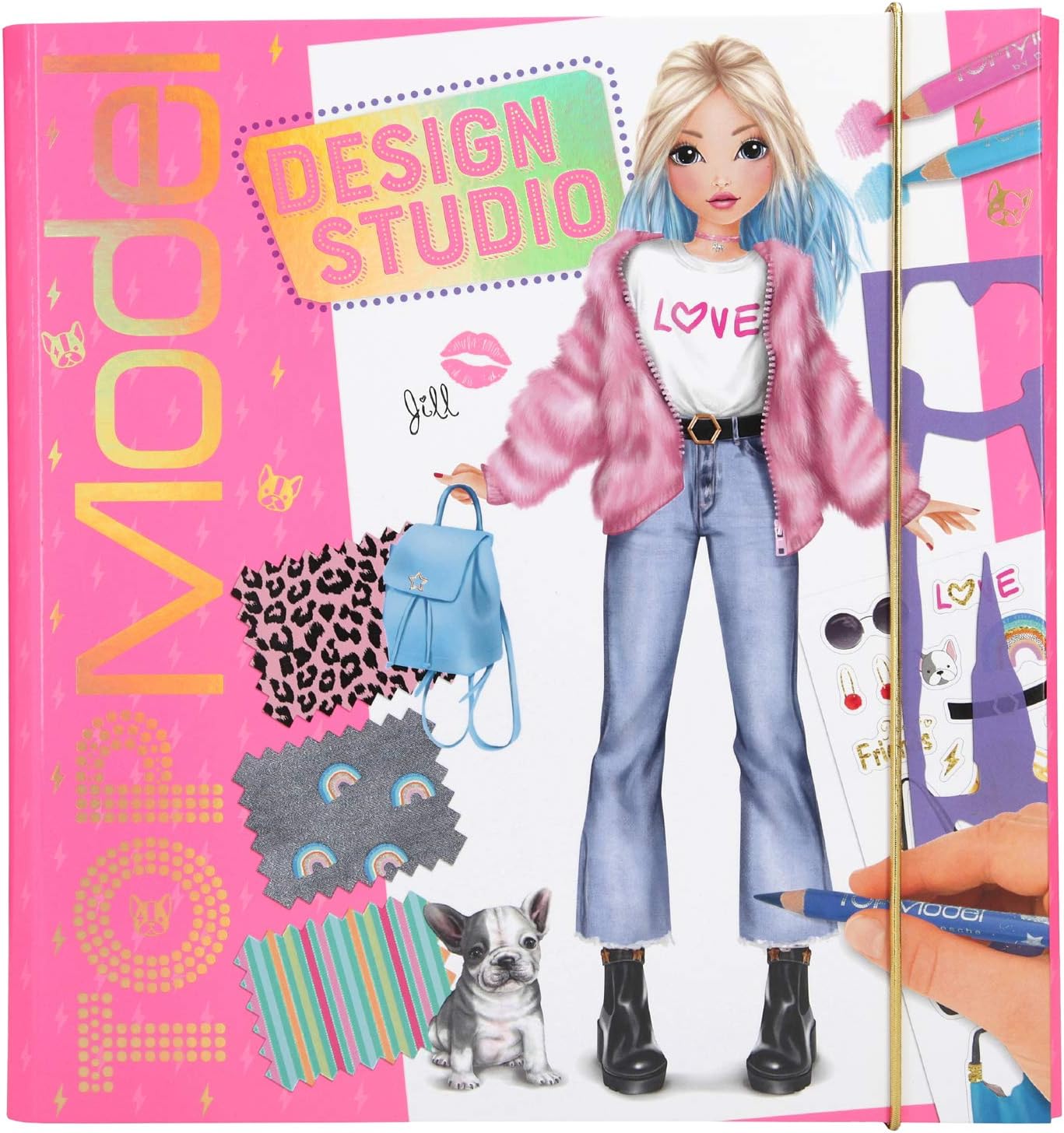 10633 Colouring Book Create Your TOPModel Design Studio, ca. 26 x 25 x 2.5 cm