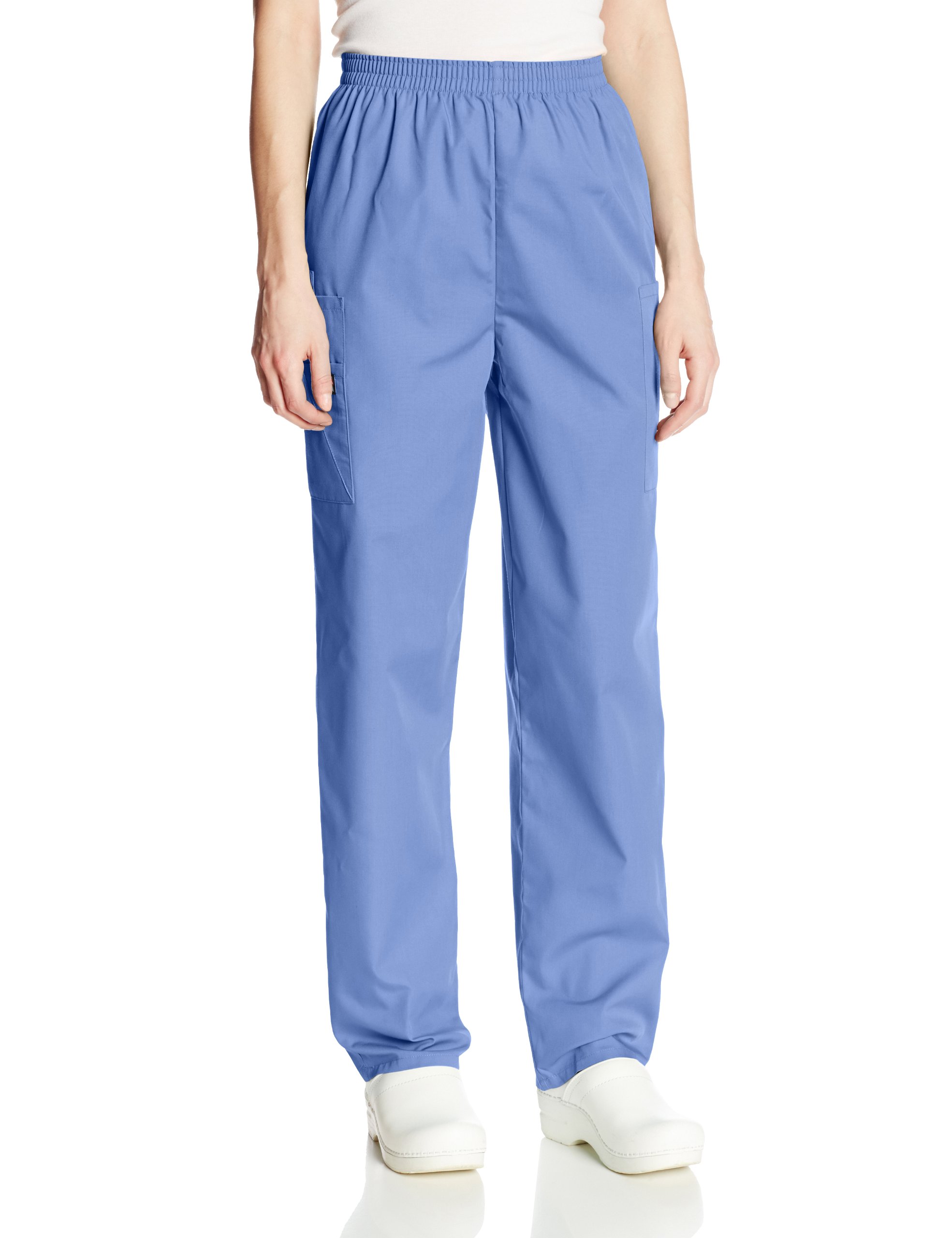 Cherokeewomens Workwear Scrubs Pull-On Cargo Pant Workwear Elastic Waist Cargo Scrubs Pant