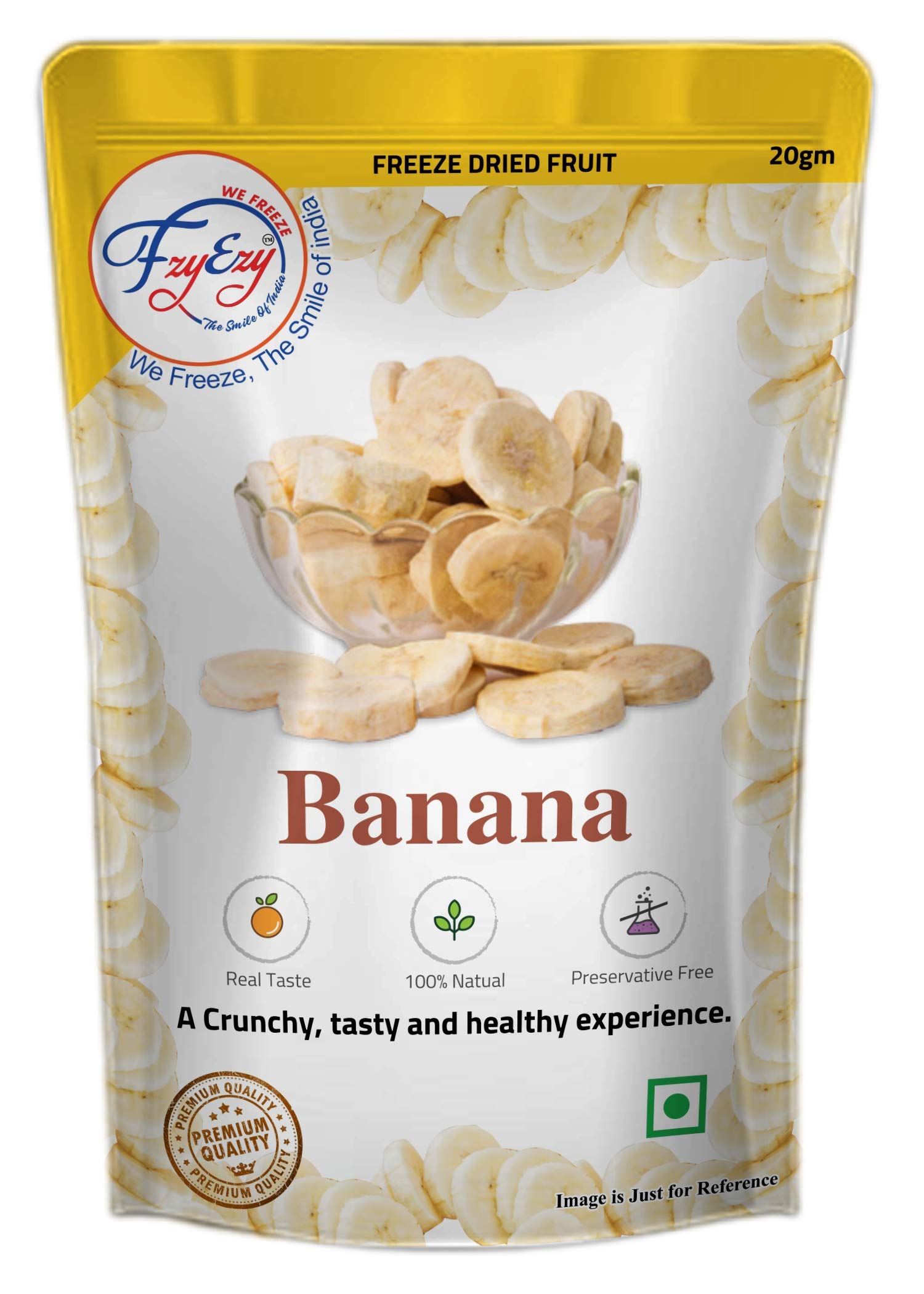FZYEZY Natural Freeze Dried Banana Slices for Kids and Adults | Camping Vegan Healthy Dried Fruit |Travel Friendly Ready to Eat|Pantry Groceries dehydrated Snacks |Pack of 5(20 gm Each)100 gm (B083572FGG) Amazon Price History, Amazon Price Tracker