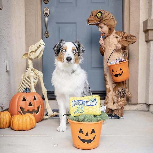 Miniatura 6 de Huxley & Kent para perros | Knuckleheads (grande) | Juguete de caramelo de Halloween para perros con chirriante | Regalo divertido para perros |