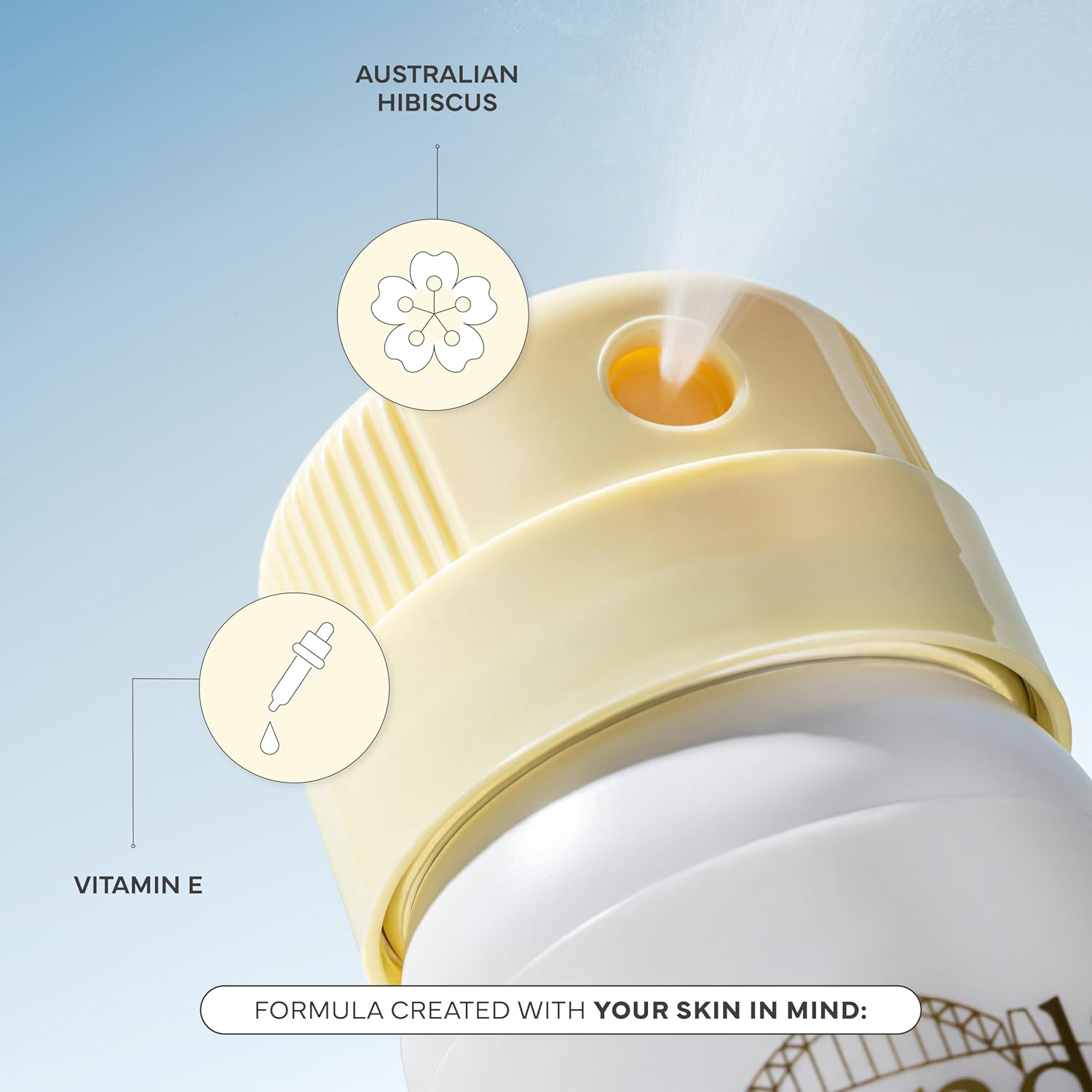 Bondi Sands Sunny Spritz SPF 60 Face Mist, Nourishing + Hydrating Broad Spectrum Sunscreen, Oil-Free, Dermatologist-Approved, Water-Resistant, 2.11 Oz - Image 3